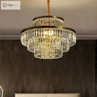 Claire’s Illuminating Crystal Pendant: Modern Elegance For Your Living Room