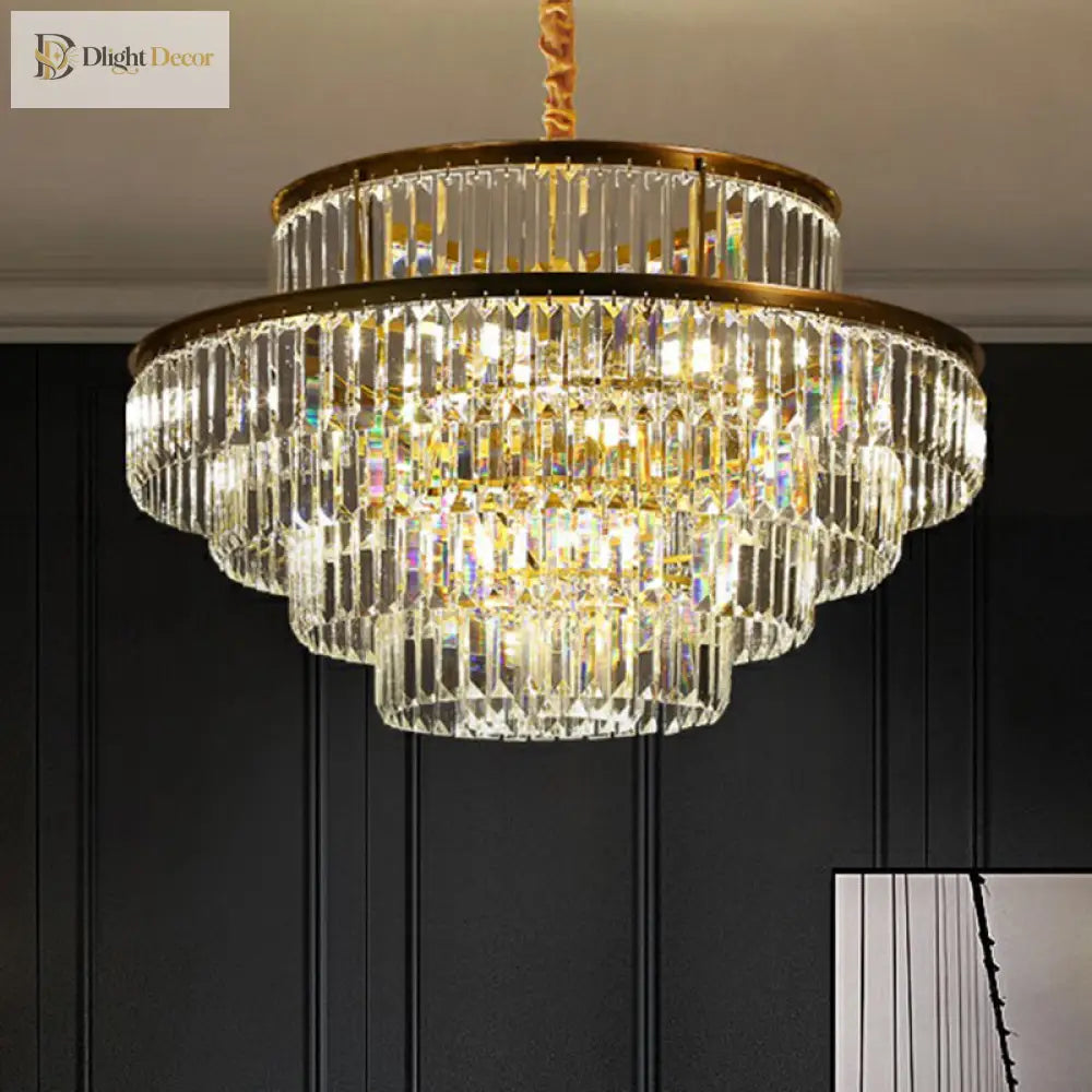 Claire’s Illuminating Crystal Pendant: Modern Elegance For Your Living Room
