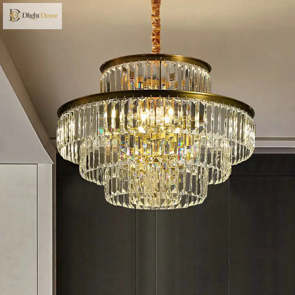 Claire’s Illuminating Crystal Pendant: Modern Elegance For Your Living Room