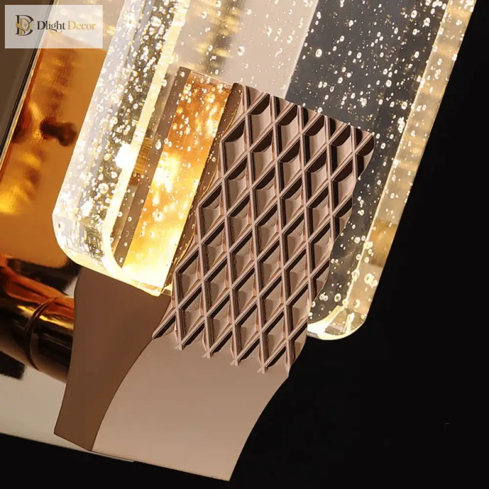 Claire - Modern Luxury Rectangular Bubble Wall Lamp Elevate Your Living Spaces With Contemporary