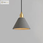 Modern Minimalism Meets Warmth: Concrete Pendant Lamp