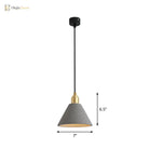 Modern Minimalism Meets Warmth: Concrete Pendant Lamp