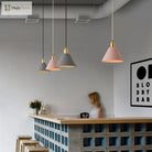 Modern Minimalism Meets Warmth: Concrete Pendant Lamp