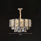 Sparkling Elegance: Clear Beveled Crystal Chandelier 11 /