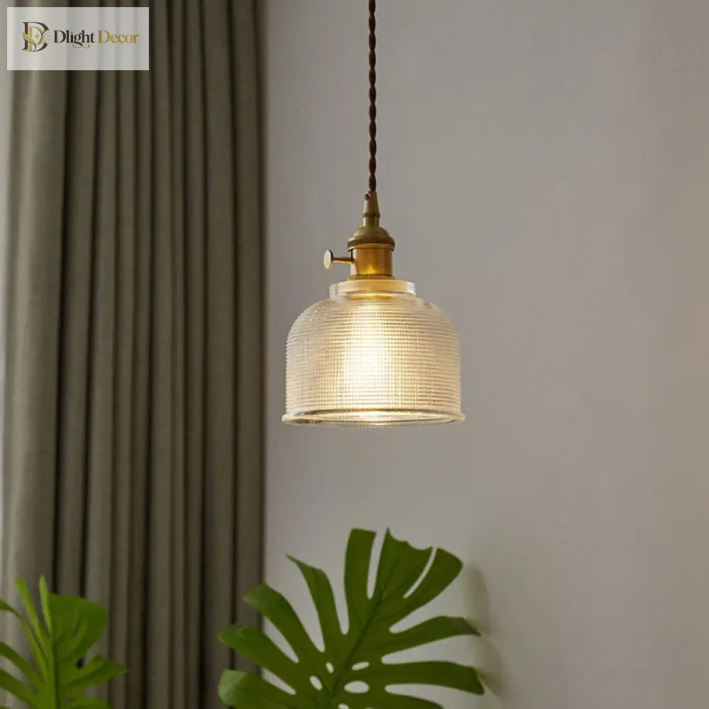 Raegan Bell Jar Pendant - Clear Glass Light For Dining Rooms