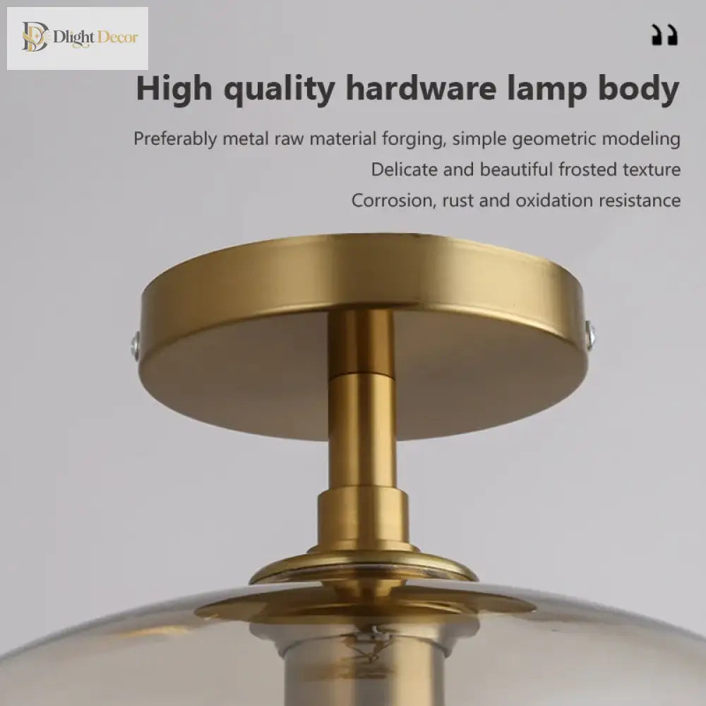 Modern Led Glass Ceiling Light Minimalist Cloakroom Balcony Bedroom Dining Room Lighting Hallway