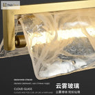 Cloud Mist Post - Modern Design Wall Lamp - Copper Luxury Lighting For Living Rooms Bedrooms And Tv