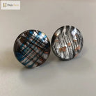 Colorful Floral Glass Cabinet Knobs – Drawer Knobs for Dresser Shoe Cabinet and Kitchen Furniture Knobs