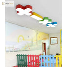 Colorful Symbol Shade Ceiling Light - Fun Led Kids Fixture For Bedrooms And Playrooms