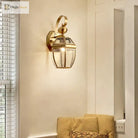 Éva’s Country Style Outdoor Copper Wall Lamp - Charming Balcony And Staircase Lighting Lamps