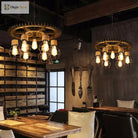 Cora Iron Antique Style Pendant Light - 5/7 - Head With Wire Guard
