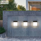 Coralie’s Modern Led Outdoor Wall Light - Sleek Black Rectangle Sconce