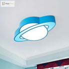 Cosmic Cutie: Cartoon Planet Led Ceiling Lamp For Kids