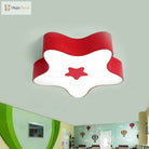 Create A Dreamy Night Sky: Star - Shaped Led Ceiling Light For Kids