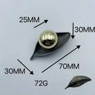 Creative Leaf Ball Zinc Alloy Furniture Handle – Gold Knob for Modern Elegance Gray small Knobs