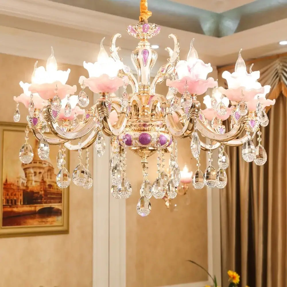European Crystal Chandelier and Wall Light – product view 1