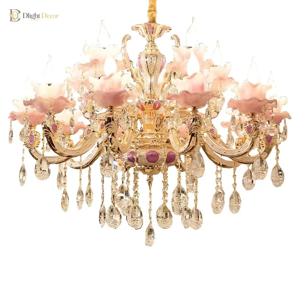 European Crystal Chandelier and Wall Light – product view 6