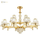 Elegant European Style Crystal Chandelier - A Modern Light Luxury Fixture For Living Rooms Bedrooms