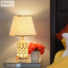 European Luxury Crystal Table Lamp - Warm And Romantic Bedroom Nightstand Decoration Light