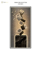 Dlight Decor Crystal Wall Art Glow Lamp for Interiors Wall Art