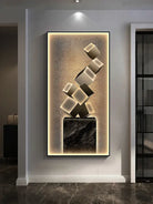 Dlight Decor Crystal Wall Art Glow Lamp for Interiors Wall Art