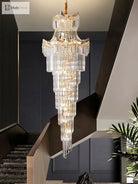 New Design Villa Living Room Crystal Chandelier - Grandeur For High Ceilings Hotel Lobbies And