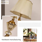 European Crystal Table Lamp - Elegant Bedside Light For Wedding Hotel And Bedroom Decor