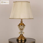 European Crystal Table Lamp - Elegant Bedside Light For Wedding Hotel And Bedroom Decor