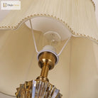 European Crystal Table Lamp - Elegant Bedside Light For Wedding Hotel And Bedroom Decor