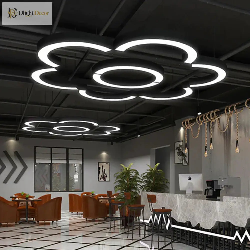 Daniel’s Modern Arc Pendant - Sleek Led Light For Spacious Areas