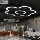 Daniel’s Modern Arc Pendant - Sleek Led Light For Spacious Areas