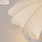 Danish Design Led Ceiling Light - Creative Fabric Chandelier For Elegant Home And Hospitality Decor