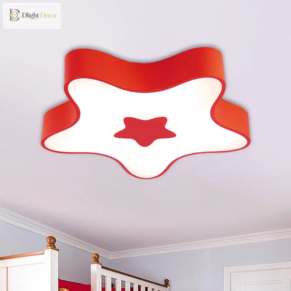 Daphne Modern Starry Night Led Ceiling Lamp (Red Yellow Green)