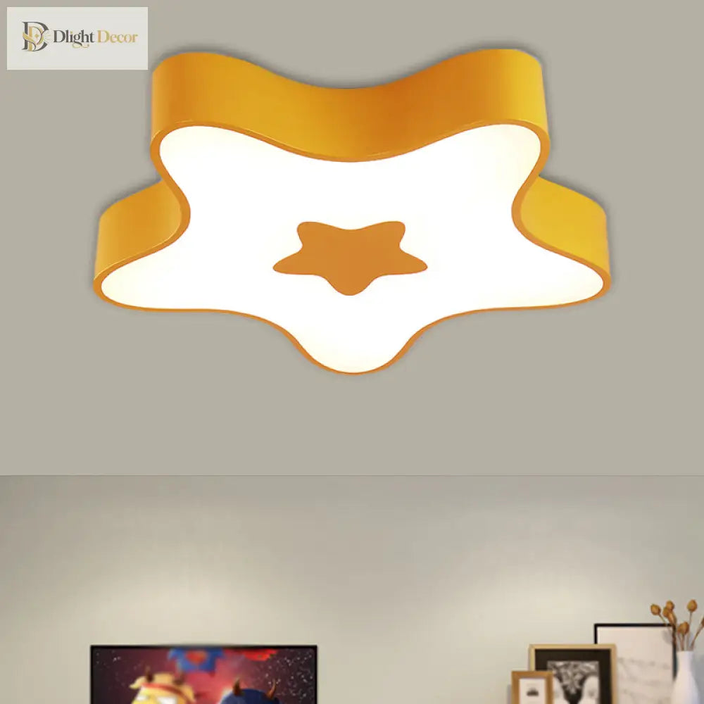 Daphne Modern Starry Night Led Ceiling Lamp (Red Yellow Green)