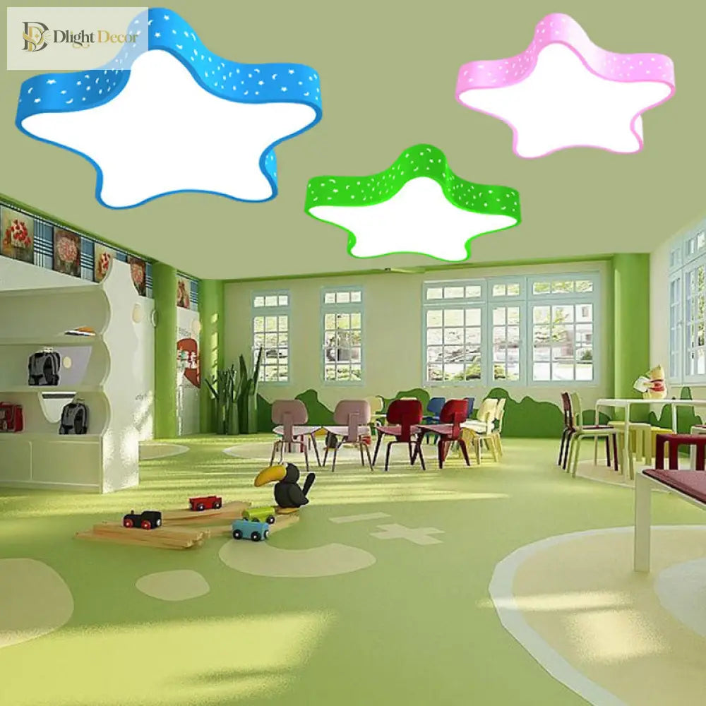 Dazzling Starry Night For Kids: Dimmable Led Ceiling Light