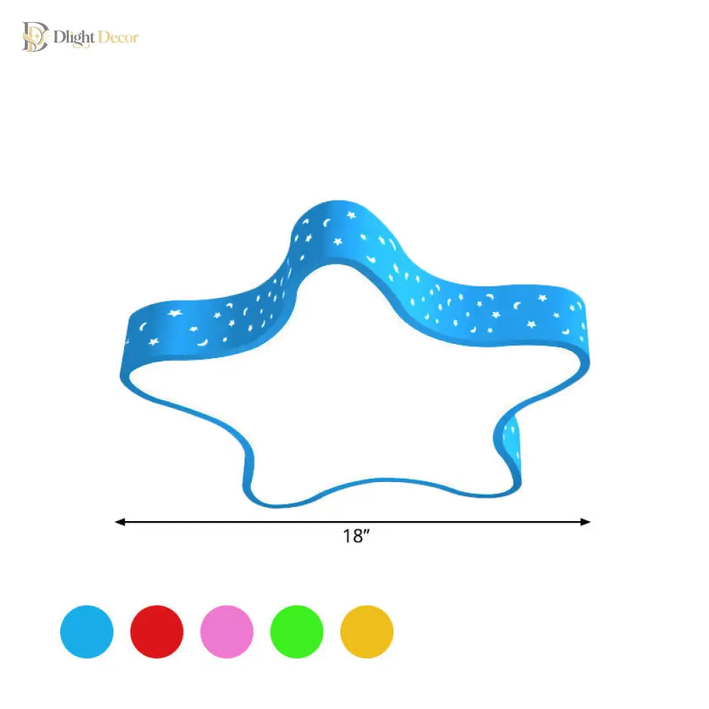Dazzling Starry Night For Kids: Dimmable Led Ceiling Light
