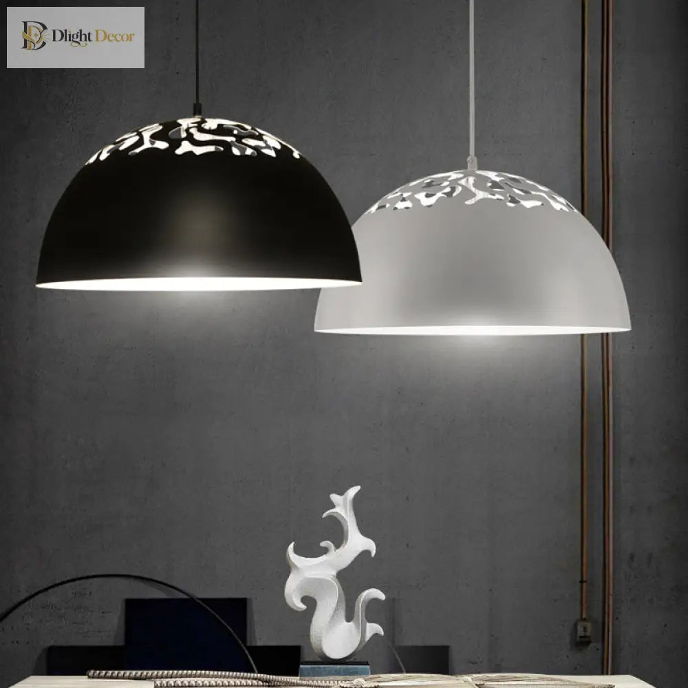 Delilah Modern Dome Pendant Lamp: A Touch Of Industrial Chic