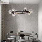 Designer Bubble Ball Chandelier - Nordic Glass Lighting For Dining Living Room And Bar Pendant