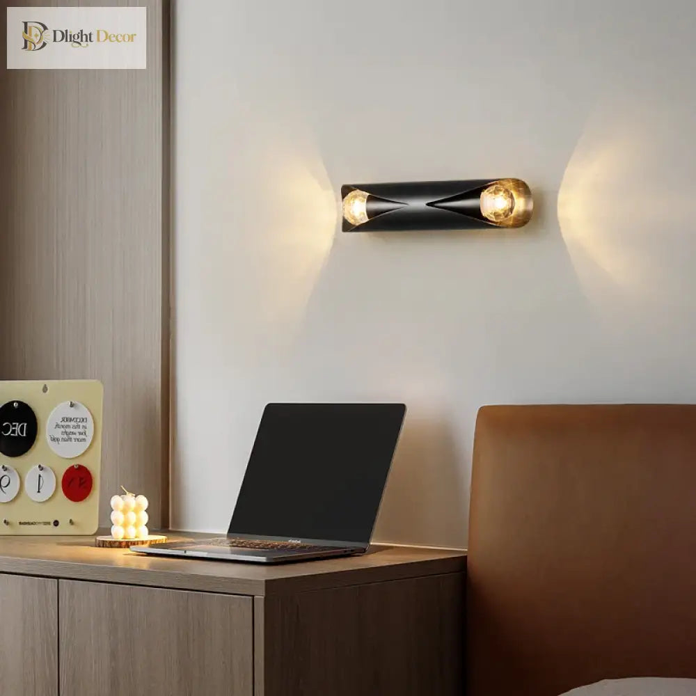 Devin’s Modern Brass Crystal Simple Wall Lamp - Elegance For Your Living Spaces Wall Lamp