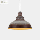 Diana’s Industrial Charm: Blue/Rust Metal Barn Pulley Pendant Lamp Lights