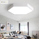 Diana’s Modern Honeycomb Led Flushmount: Illuminate Your Dining Room In Style