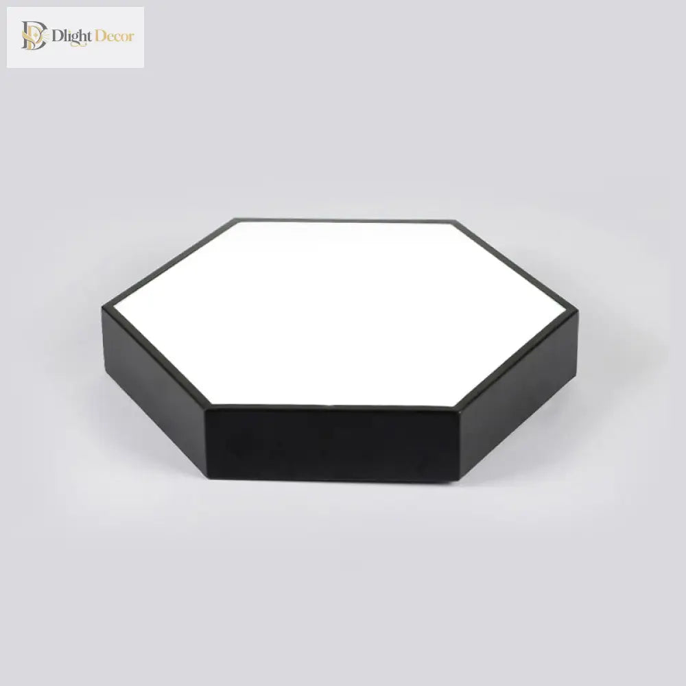 Diana’s Modern Honeycomb Led Flushmount: Illuminate Your Dining Room In Style