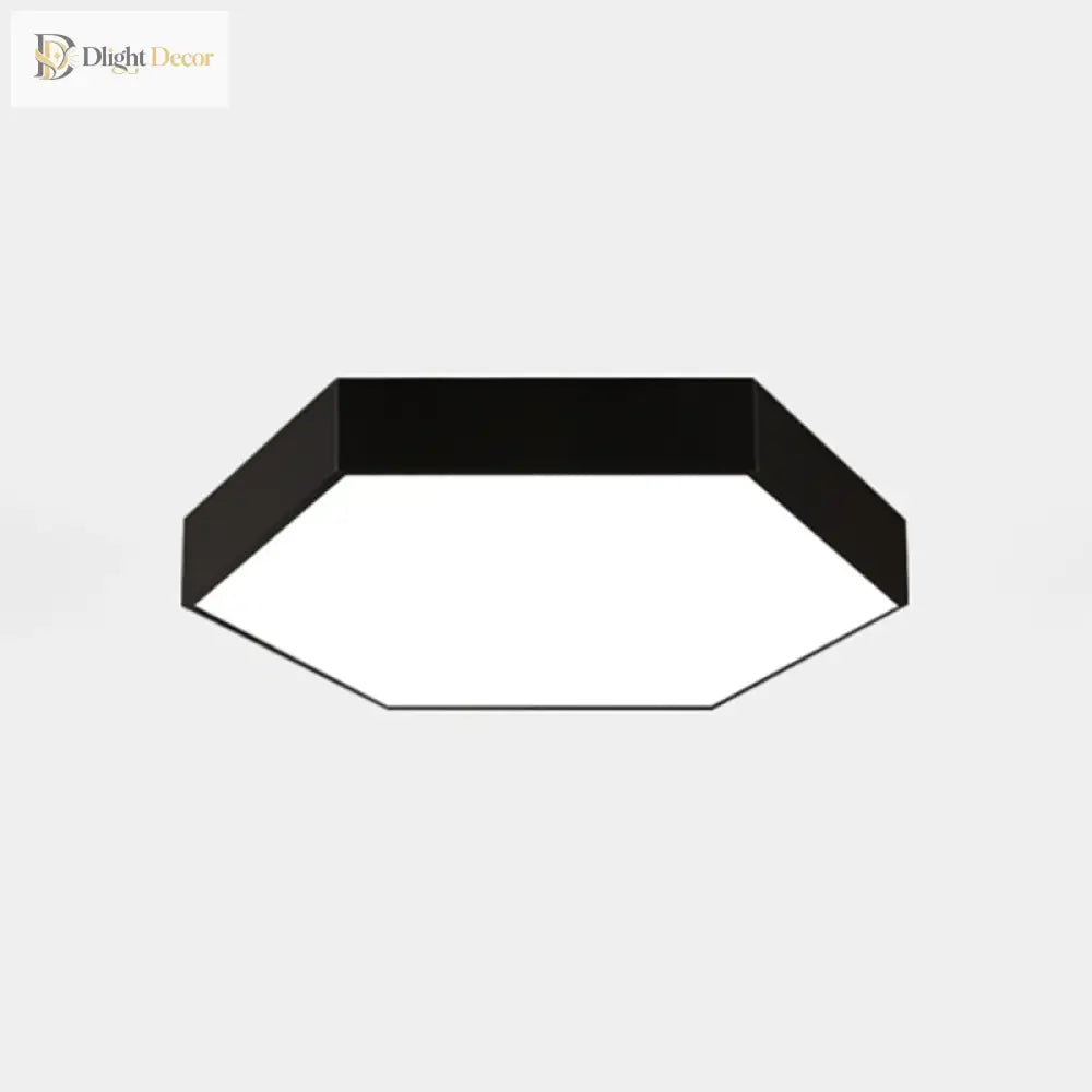 Diana’s Modern Honeycomb Led Flushmount: Illuminate Your Dining Room In Style