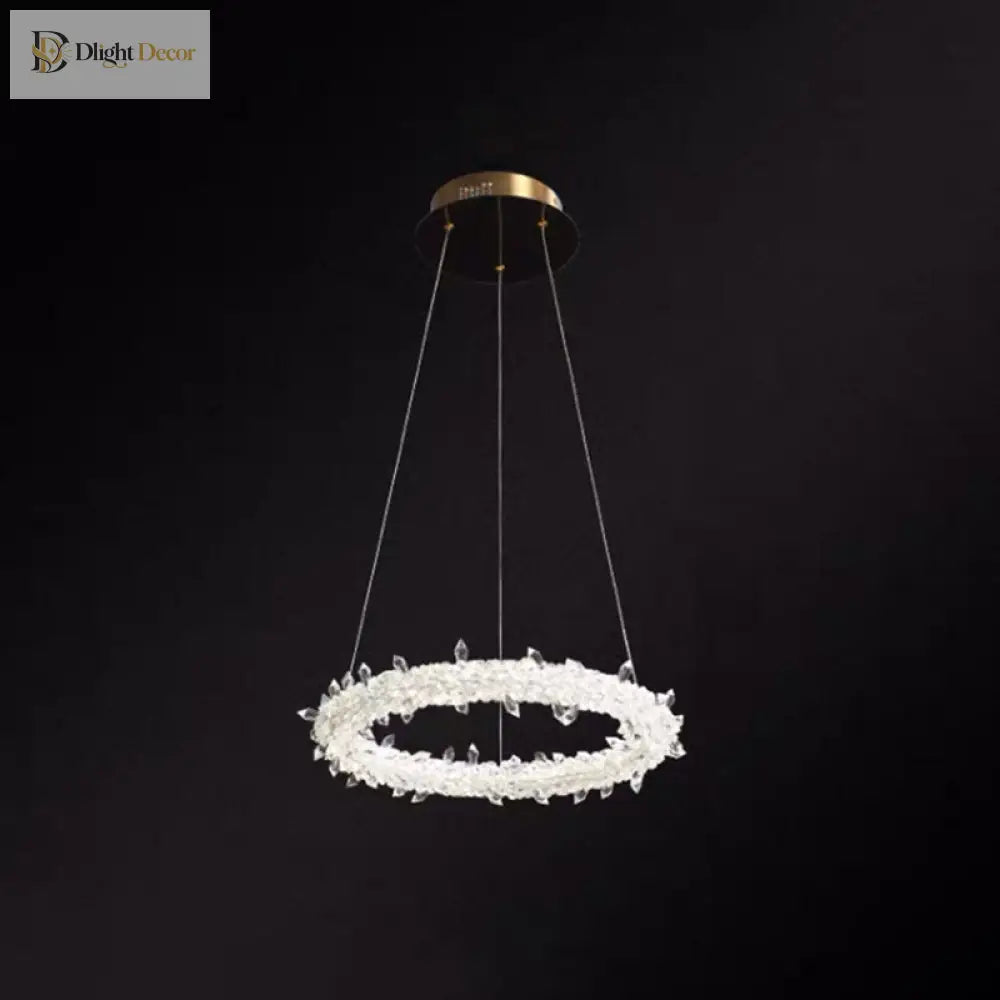 Diana - Modern Crystal Circle Chandelier (Choose Your Size & Tiers)