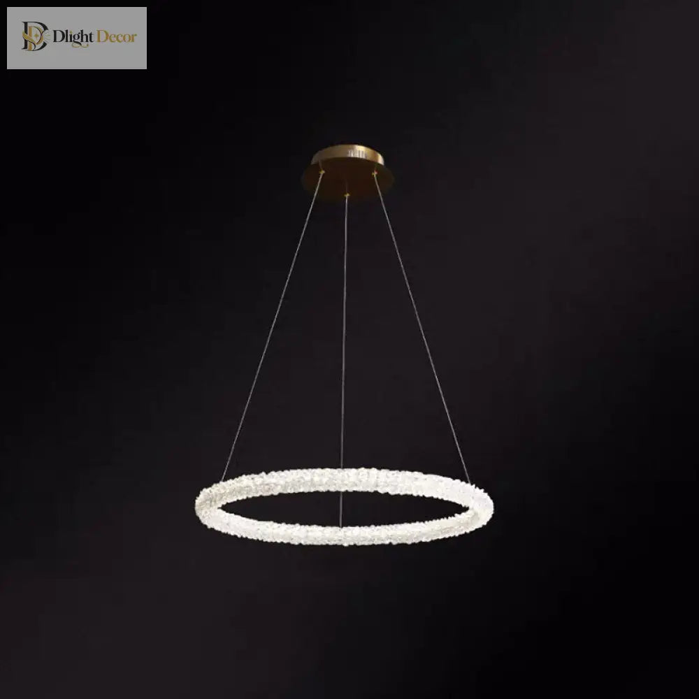 Diana - Modern Crystal Circle Chandelier (Choose Your Size & Tiers)