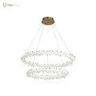 Diana - Modern Crystal Circle Chandelier (Choose Your Size & Tiers)
