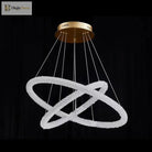 Diana - Modern Crystal Circle Chandelier (Choose Your Size & Tiers)