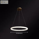Diana - Modern Crystal Circle Chandelier (Choose Your Size & Tiers)