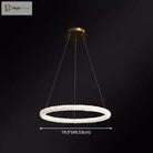 Diana - Modern Crystal Circle Chandelier (Choose Your Size & Tiers)