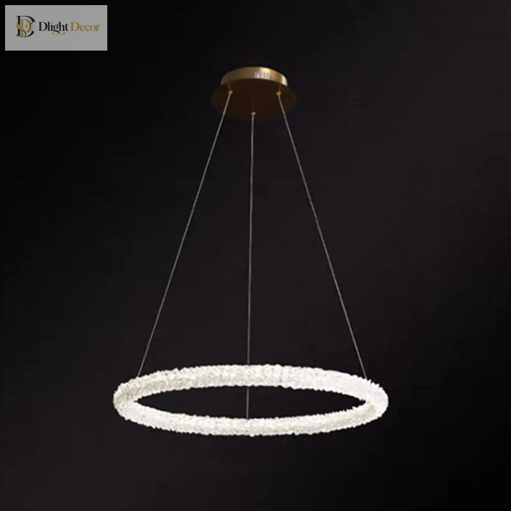 Diana - Modern Crystal Circle Chandelier (Choose Your Size & Tiers)